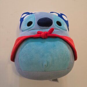 Disney Lilo & Stich 8" Superhero Cape Alien Blue Bandana Squishmallows Plush Toy